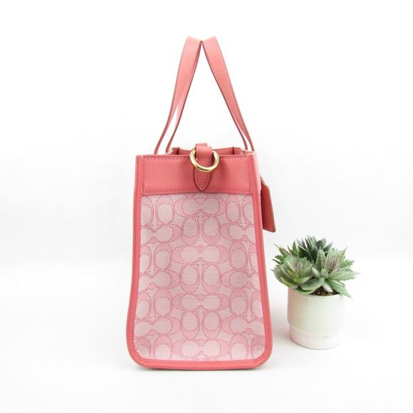 Coach Field Tote 30 In Signature Jacquard Bag - Picture 4 of 8